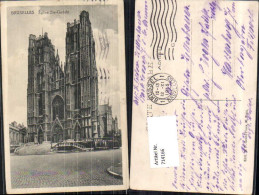 714166 Brüssel Bruxelles Eglise St. Gudule Feldpost Wasserburg Am Inn - Non Classés