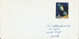 Burundi Cover Sent To Norway 22-12-1969 Single Franked SPACE - Gebraucht