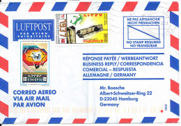 Ethiopia Air Mail Cover Sent To Germany 10-10-2001 - Etiopia