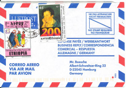 Ethiopia Air Mail Cover Sent To Germany - Ethiopia
