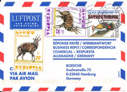 Ethiopia Air Mail Cover Sent To Germany 17-4-2002  BIRD Stamp - Etiopia