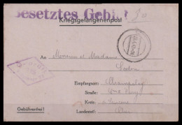 Deutschland 1942: Kriefgsgefangenenpost  | Weltkrieg, Besatzung, Gefangenenpost | Torgau, Herry;Cher - Prigionieri