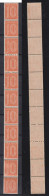 Deutsches Reich Dienst Mi# 65 R ** MNH 11er Streifen Rollenmarke Coil Stamp - Service