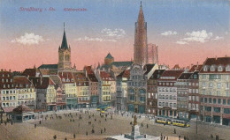 AK Straßburg - Kleberplatz  -1918  (68216) - Elsass