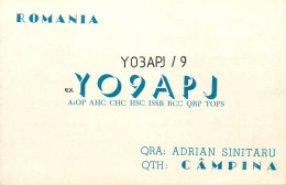 QSL Card ROMANIA Radio Amateur Station YO9APJ Adrian Sanitaru - Radio Amateur