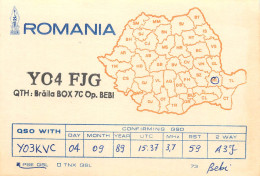 QSL Card ROMANIA Radio Amateur Station YO4FJG Bebi - Amateurfunk