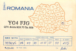 QSL Card ROMANIA Radio Amateur Station YO4FJG Bebi - Radio Amateur
