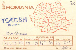 QSL Card ROMANIA Radio Amateur Station YO6OBH 1989 Stefan - Amateurfunk