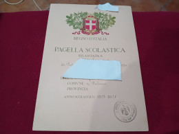 PAGELLA PERIODO FASCISMO - Diplomi E Pagelle