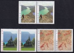 MiNr. 1208 - 1210 Norwegen       1996, 18. April. Tourismus - Postfrisch/**/MNH - Neufs