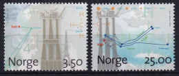 MiNr. 1211 - 1212 Norwegen       1996, 19. Juni. Beginn Der Erdgasförderung Aus Dem Troll-Feld - Postfrisch/**/MNH - Neufs