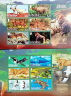 Gibraltar 2012-2013, Endangered Animals, Two MNH S/S - Gibraltar