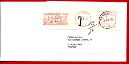 1997 - Belgique - Bande De Périodique - Oblitération THEMEBELGA - Taxé Pour Envoi En France - 1980-99