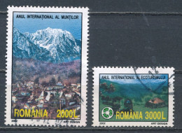 °°° ROMANIA - Y&T N° 4756/57 - 2002 °°° - Used Stamps