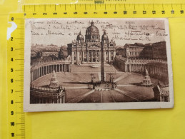 CT-05712- ROMA - BAILICA DI S. PIETRO IN VATICANO - VIAGGIATA 1921 PER FRANCAVILLA AL MARE CHIETI - San Pietro