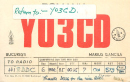 QSL Card ROMANIA Radio Amateur Station YO3CD 1985 Mar - Radio Amatoriale