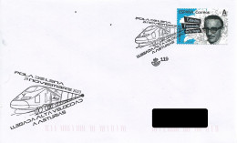 SPAIN. POSTMARK. ARRIVAL OF THE HIGH SPEED RAILWAY TO ASTURIAS. POLA DE LENA. 2023 - Autres & Non Classés