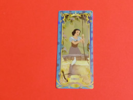 1 Trading Card Officielle 56 X 128 Mm Neuve Sortie Des Booster Carte Disney Princesse Sr N° 13 Blanche Neige - Disney