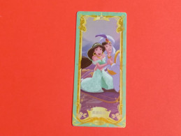 1 Trading Card Officielle 56 X 128 Mm Neuve Sortie Des Booster Carte Disney Princesse Sr N° 17 Aladdin Jasmine - Disney