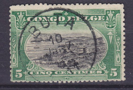 Belgian Congo 1909 Mi. 11, 5c. Hafen Von Matadi Deluxe BUTA 1911 Cancel (2 Scans) - Usati