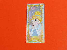 1 Trading Card Officielle 56 X 128 Mm Neuve Sortie Des Booster Carte Disney Princesse Sr N° 25 Cendrillon - Disney