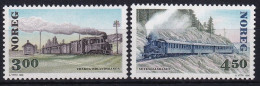 MiNr. 1213 - 1214 Norwegen       1996, 19. Juni. Eisenbahnen - Postfrisch/**/MNH - Neufs