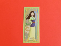 1 Trading Card Officielle 56 X 128 Mm Neuve Sortie Des Booster Carte Disney Princesse Sr N° 35 Mulan - Disney
