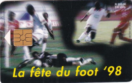 MAURITIUS ISL. - Football, World Cup "98, Tirage 30000, Used - Mauricio