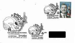 SPAIN. POSTMARK. HUMBOLDT. LAS CUATRO ESTACIONES. PEPE DAMASO. LA OROTAVA. 2023 - Otros & Sin Clasificación