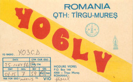 QSL Card ROMANIA Radio Amateur Station YO6LV Modure Viorel - Radio Amatoriale