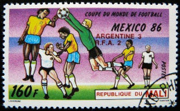 (dcbv-1316)  Mali    1986   Mi Nr 1075-76    Yv Nr  536-37  (2 Scans) - 1986 – México
