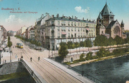 AK Straßburg - Kleberstaden Und Synagoge - Feldpost Landsturm Inf. Batl. Wasserburg - 1918 (68220) - Elsass