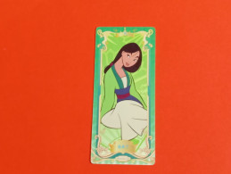 1 Trading Card Officielle 56 X 128 Mm Neuve Sortie Des Booster Carte Disney Princesse R N° 49 Mulan - Disney