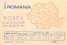 QSL Card ROMANIA Radio Amateur Station YO6PA Serbanescu Aristide - Radio Amateur