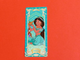 1 Trading Card Officielle 56 X 128 Mm Neuve Sortie Des Booster Carte Disney Princesse R N° 50 Jasmine - Disney