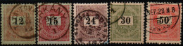 HONGRIE 1888-98 O DENT 12x11.5 - Usati