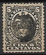 COLOMBIE   -  1892 .  Y&T N° 102 Oblitéré. - Colombia
