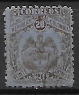COLOMBIE   -  1892 .  Y&T N° 104 Oblitéré. - Colombia