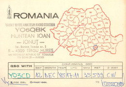 QSL Card ROMANIA Radio Amateur Station YO6QBK Ionut - Radio Amateur