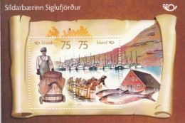 2010 Iceland Life By The Sea Fishing Fish  Souvenir Sheet MNH - Nuovi