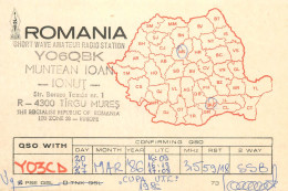 QSL Card ROMANIA Radio Amateur Station YO6QBK Ionut 1986 - Radio Amateur