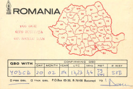 QSL Card ROMANIA Radio Amateur Station YO5DGE Sabau Dan - Radio Amateur