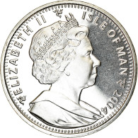 Monnaie, Isle Of Man, Elizabeth II, Crown, 2004, Pobjoy Mint, Ordre De La Rose - Île De  Man