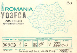 QSL Card ROMANIA Radio Amateur Station YO3FCA - Radio Amateur