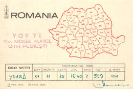 QSL Card ROMANIA Radio Amateur Station YO9YE Moise Aurel - Radio Amateur