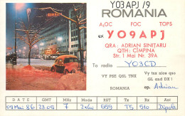 QSL Card ROMANIA Radio Amateur Station YO9APJ Adrian - Radio Amateur