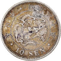 Monnaie, Japon, Mutsuhito, 10 Sen, 1897, TTB+, Argent, KM:23 - Japon
