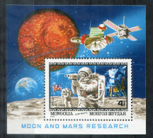 MONGOLEI Block 60, Bl.60 Mnh - Weltraum, Space, Espace, Apollo 11 - MONGOLIA / MONGOLIE - Mongolei