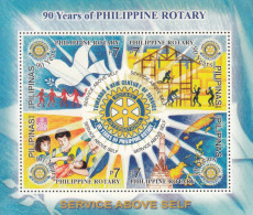 2010 Philippines Rotary International Souvenir Sheet  MNH - Filippine