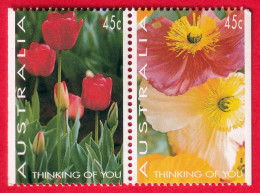 AUSTRALIA STAMPS 1994, SETENANT PAIR, FLORA, MNH - Blocs - Feuillets